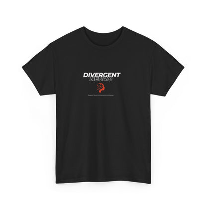 Front image Neurodivergent Support Inclusive Environments Black T-shirt
