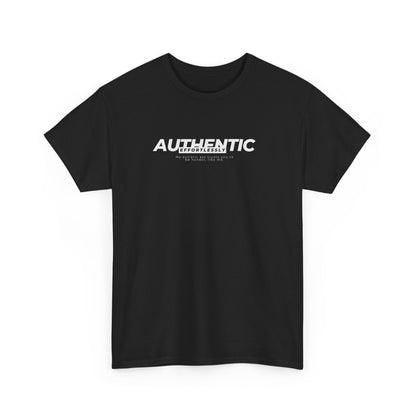 A black neurodiversity pride T shirt with words Effortlessly Authentic my autistic ass trusts you to be honest like me words on front